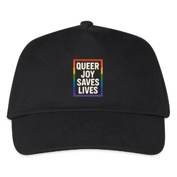Queer Pride Queer Joy Lgbtq+ Affirmation Trans - Kids’ Baseball Cap - black - Front