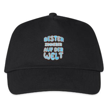 Geschenk für Zimmerer - Kinder Basecap - Schwarz - Vorne