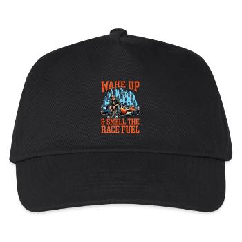 Course automobile Réveillez-vous et sentez l’odeur Piste de course Amateur de voitures - Casquette de baseball Enfant - noir - Devant