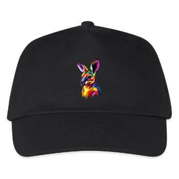 Wallaby Australie Outback Kangourou doux sauvage - Casquette de baseball Enfant - noir - Devant