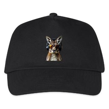 Wallaby Australie Outback Kangourou doux sauvage - Casquette de baseball Enfant - noir - Devant