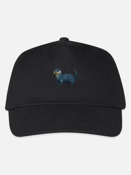 Otter Denim - Kinder Basecap - Schwarz