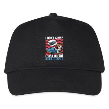 Car Racing I Don't Snore I Just Loves Sports Car - Kids’ Baseball Cap - black - Front