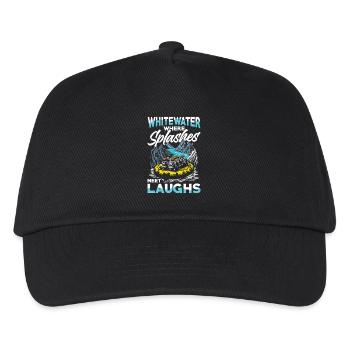 Whitewater Adventure: Where splashes on laughter - Kids’ Baseball Cap - black - Front