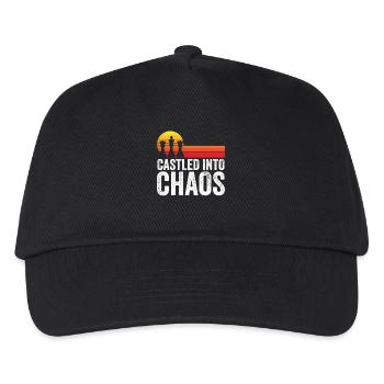 Pièce d’échecs Tower - Du château dans le chaos - Casquette de baseball Enfant - noir - Devant