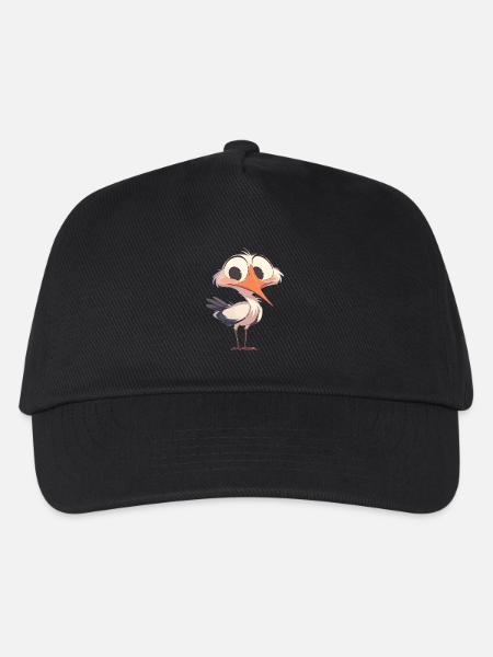Störche Storch - Kinder Basecap - Schwarz