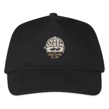 Derby Queen Talk Derby To Me Reitsport - Kinder Basecap - Schwarz - Vorne