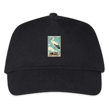 Störche Storch - Kinder Basecap - Schwarz - Vorne