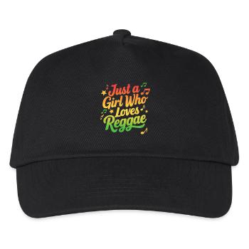 Girl Power Reggae Style - Kids’ Baseball Cap - black - Front