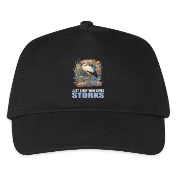 Cigognes Cigognes - Casquette de baseball Enfant - noir - Devant