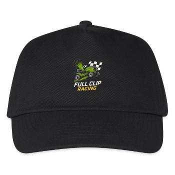 Rasenmäher-rennen Rasenmäher-rennen Rasenmäher - Kinder Basecap - Schwarz - Vorne