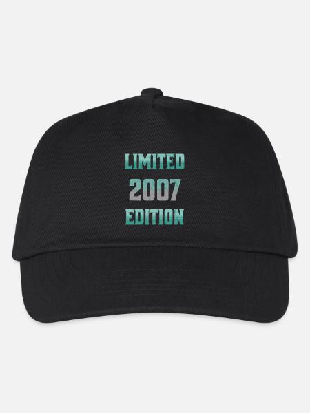 Limitierte Edition 2007  - Kinder Basecap - Schwarz