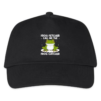 Frog Catcher Frog Fetcher Call Me Frog - Casquette de baseball Enfant - noir - Devant