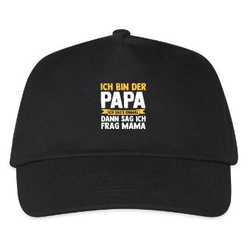 Father Team Dad - Kids’ Baseball Cap - black - Front