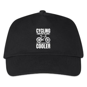 Cycling Brother in law Bike Rider Cyclist - Kinder Basecap - Schwarz - Vorne