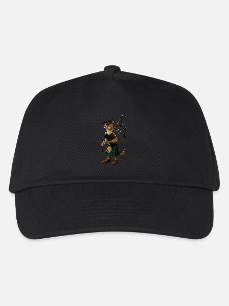 Gepard Dudelsack - Kinder Basecap - Schwarz