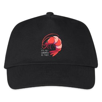 Crevettes, écrevisses, fruits de mer, crabe - Casquette de baseball Enfant - noir - Devant