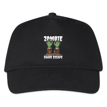 ZOMBIE_GRAVE_ESCAPE - Kids’ Baseball Cap - black - Front