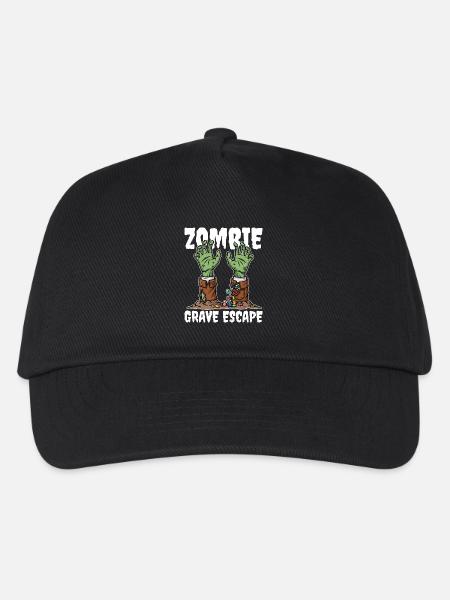 ZOMBIE_GRAVE_ESCAPE - Kinder Basecap - Schwarz