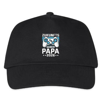 FUTURE GAMER DAD 2026 Funny - Kids’ Baseball Cap - black - Front