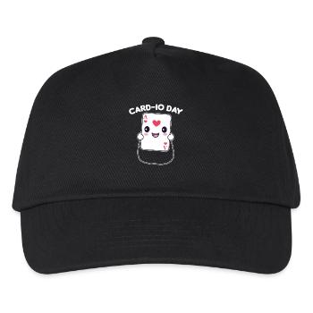 Card-io day Card game Word game with sports - Kids’ Baseball Cap - black - Front