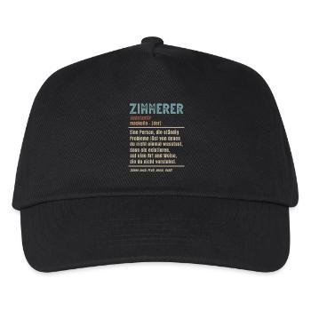 Carpenter Meaning Definition Carpenter - Kids’ Baseball Cap - black - Front