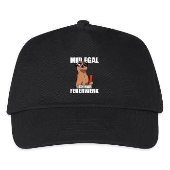 Je m’en fiche, j’ai des feux d’artifice, des pyrotechniciens, des pétards - Casquette de baseball Enfant - noir - Devant