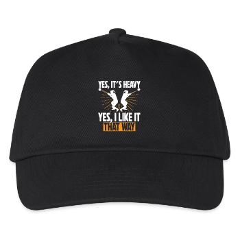 Lancer du poids Lancer du poids Lanceur de poids - Casquette de baseball Enfant - noir - Devant