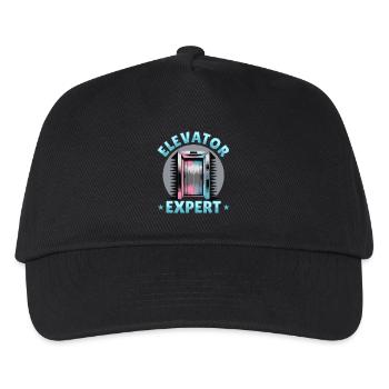 Elevator toddler & kids - Kids’ Baseball Cap - black - Front