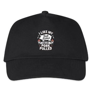 Grill Grilling Griller Funny Saying - Kids’ Baseball Cap - black - Front
