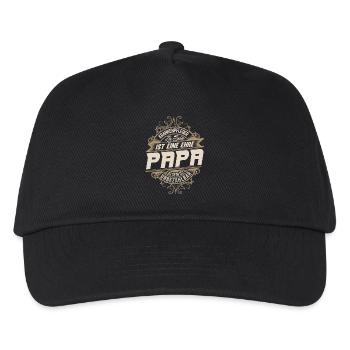 Krankenpfleger Papa - Kinder Basecap - Schwarz - Vorne