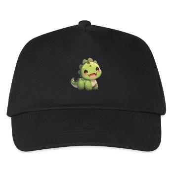 Dino Dinosaur Dinosaur - Kids’ Baseball Cap - black - Front