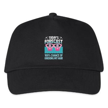 Synchronschwimmen Kunstschwimmen Wassersport - Kinder Basecap - Schwarz - Vorne