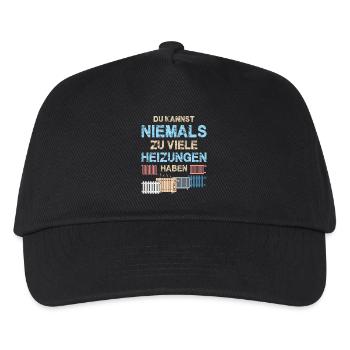 Heating Engineer Heating Construction Plumber Plumber - Kids’ Baseball Cap - black - Front