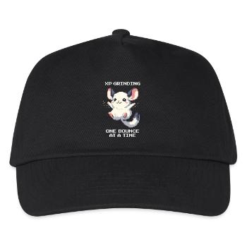EP grind – Sprung für Sprung | Chinchilla - Kinder Basecap - Schwarz - Vorne