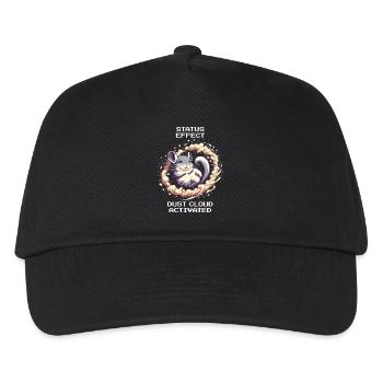 Effet de statut : Nuage de poussière actif | Chinchilla - Casquette de baseball Enfant - noir - Devant