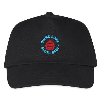 Gambling Fan Gimme Some Slots Baby Casino - Kids’ Baseball Cap - black - Front