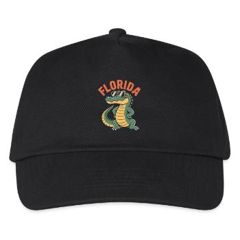 Florida Alligator - Kids’ Baseball Cap - black - Front