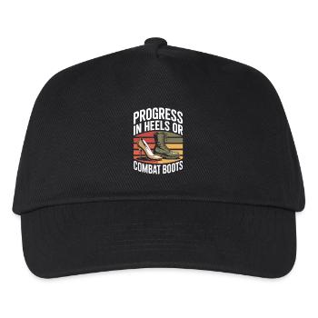 Progress in Heels or Combat Boots Women's Equality - Kids’ Baseball Cap - black - Front