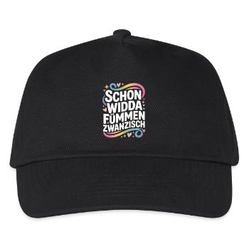 Already Widda Fümmen Zwanzisch 50th birthday - Kids’ Baseball Cap - black - Front