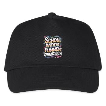 Already Widda Fümmen Zwanzisch 50th birthday - Kids’ Baseball Cap - black - Front