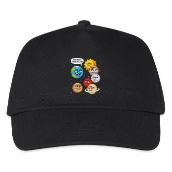 Space Planets Astronomy - Kids’ Baseball Cap - black - Front