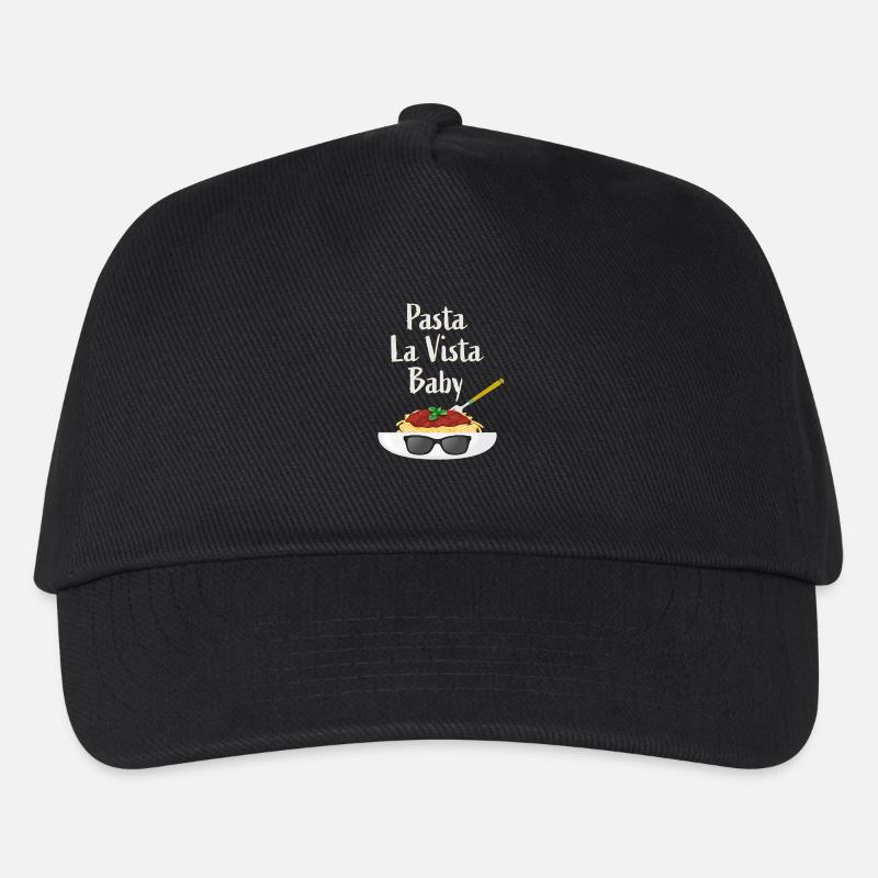Pasta la vista Baby - Kinder Basecap - Schwarz
