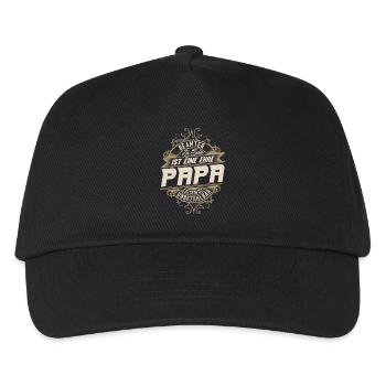 Beamter Papa - Kinder Basecap - Schwarz - Vorne