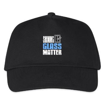 Vitrier Artisanat Professionnel Fenêtre Pride - Casquette de baseball Enfant - noir - Devant
