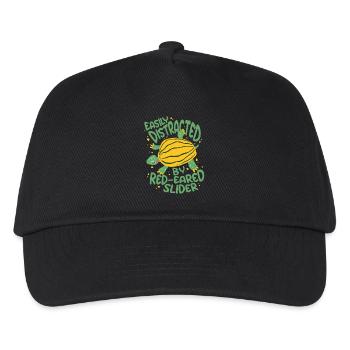 Red-eared Turtle - Kids’ Baseball Cap - black - Front