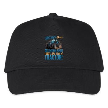 Tractor Kids Farm Lifestyle - Kinder Basecap - Schwarz - Vorne