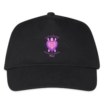 Red-eared Turtle - Kids’ Baseball Cap - black - Front