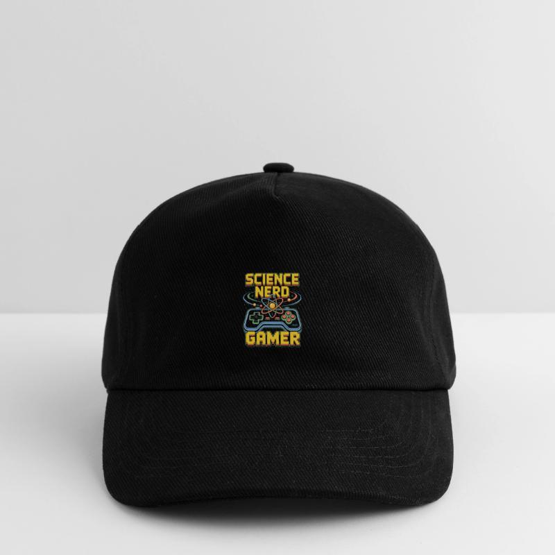 Science Nerd Gamer Atom Controller Wissenschaft Kids’ Baseball Cap