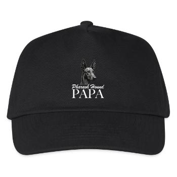 Papa chien pharaon - Casquette de baseball Enfant - noir - Devant